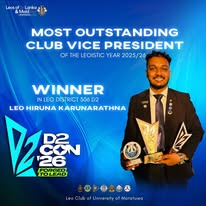 Most Outstanding Club Vice President - Winner